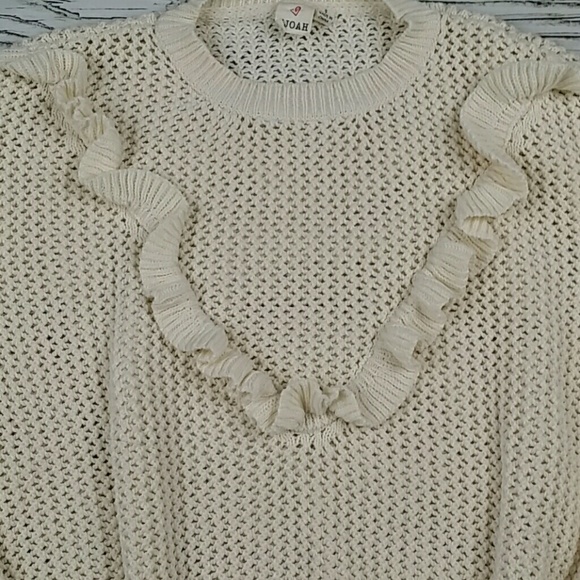 Ijoah Ruffle Front Sweater - Picture 3 of 8